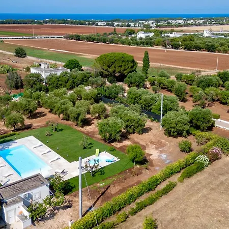 Villa Con Piscina E Jacuzzi Privata - 3 Minuti Dal Mare Specchiolla